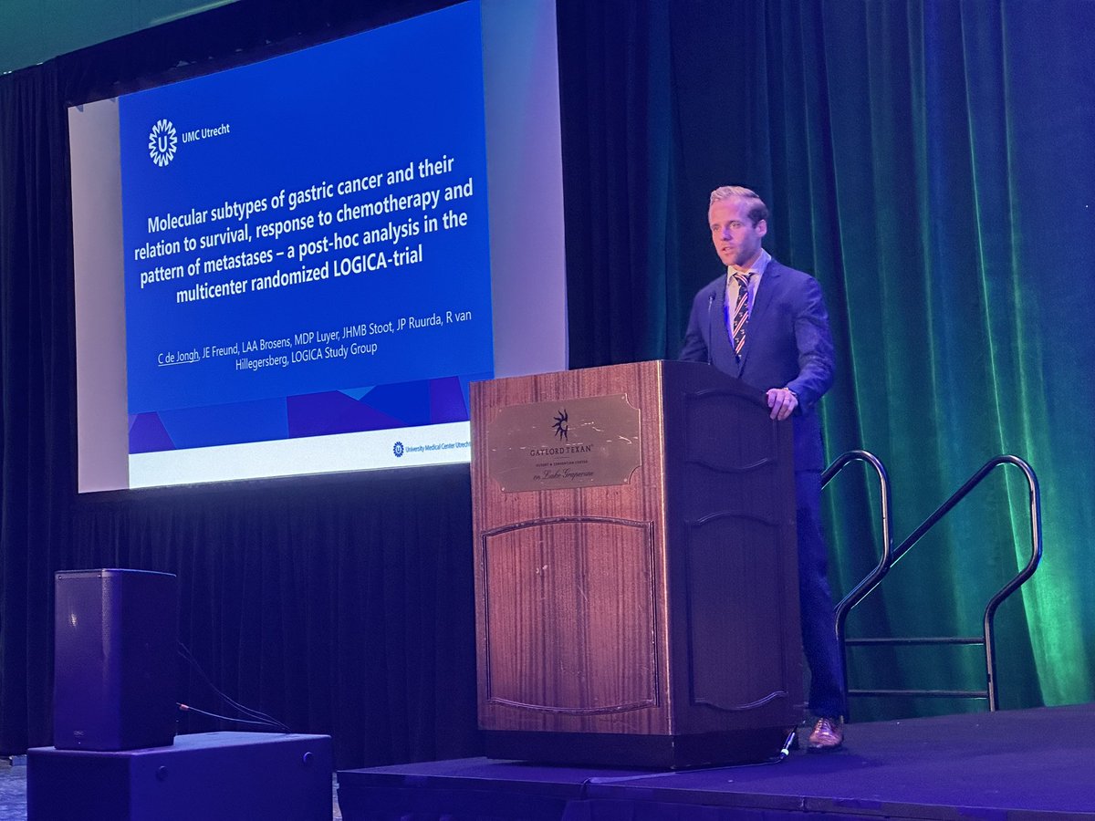 From the #AFS2025 podium 🎤

Dr. Cas de Jongh presented a post-hoc analysis from the LOGICA trial, examining how molecular subtypes of gastric cancer relate to survival, chemotherapy response, and metastasis patterns. A compelling look into precision oncology!

💡 Submit your