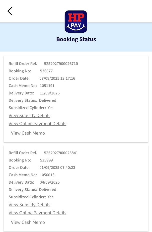 Sureshboyini's tweet photo. @HPGAS11 dear HPCL My recent lpg domestic gas bookings are showing delivered but agency not delivered to my home 
I have made online complaint but nothing changed from suraksha hp gas agencies Karimnagar @HPCL https://t.co/OR54fTfBs1