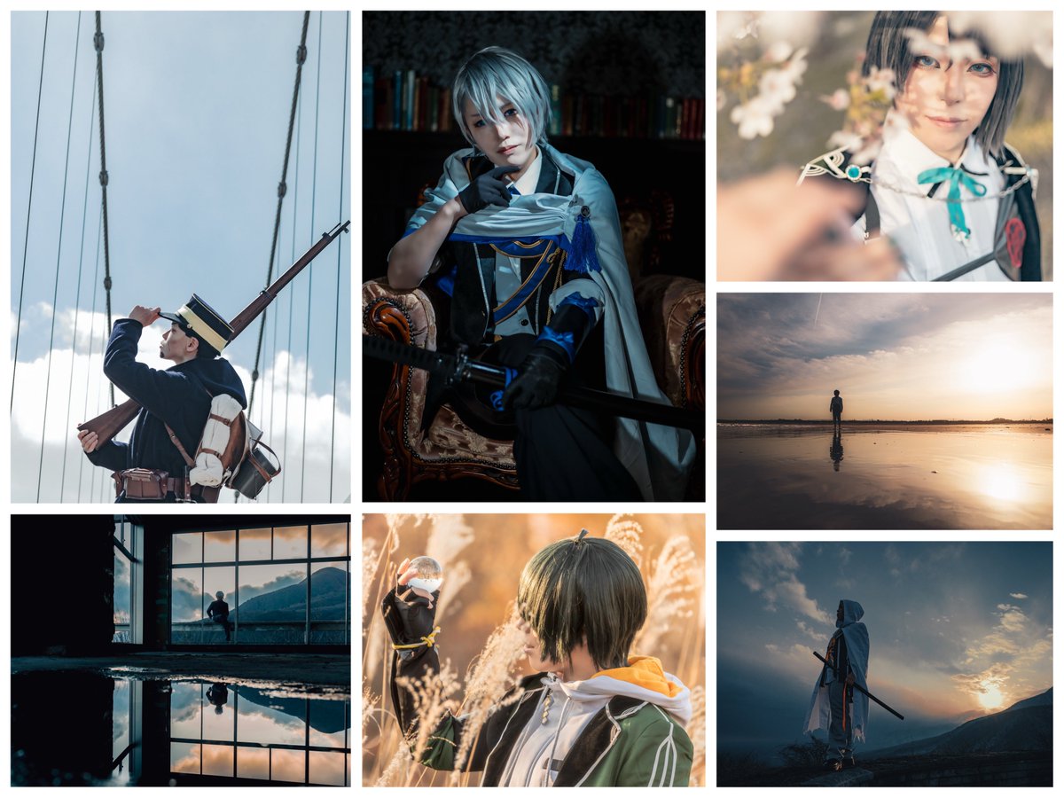 🏷失礼します！
刀剣乱舞多めに好きなコスしてます🫶🏻(1、2枚目)
＆ロケ好きカメラマンです👌🏻(3、4枚目詳細/作風

皆さん仲良くしてください〜✨🥺
🔄♥️気になった方お迎え行きます🫧

#涼風至る秋の高い空に刀剣乱舞好きさんと繋がりたい
#カメラマンさんと繋がりたい
#コスプレイヤーさんと繫がりたい
