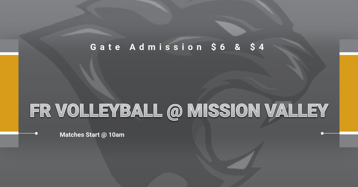 Fr Volleyball travels to Mission Valley today for a tournament.  Matches start at 10am for Paola.  $6 adult and $4 student admission.
