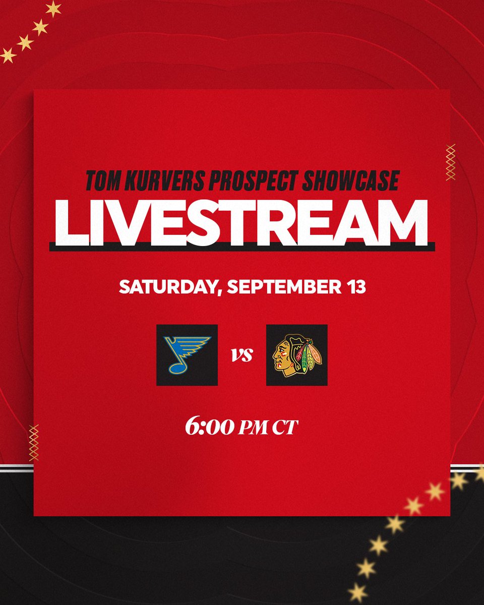 NHLBlackhawks's tweet photo. we play hockey today‼️

📍Tom Kurvers Prospect Showcase
🆚 @StLouisBlues
⏰ 6:00 PM CT
📺 https://t.co/quefgYa64S https://t.co/3FuH3yrnfy