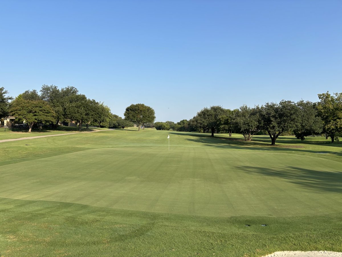 Senior club championship today. Greens have that wetting agent sheen to them. Rolling smooth! 👌#canyoncreekcc