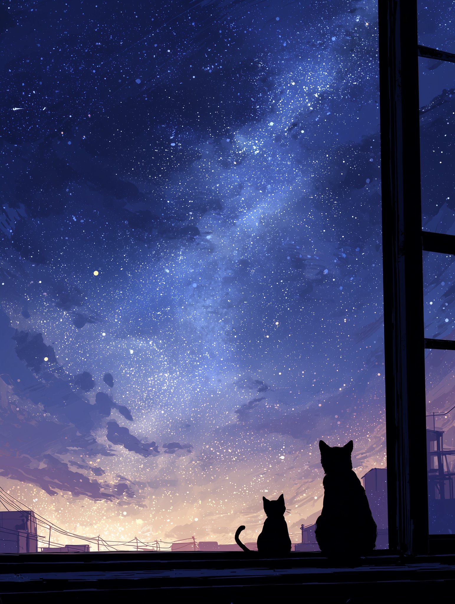 ☪︎ 夜空星月 ☪︎ページ 月と星と夜空 無料画像 - Public Domain Pictures