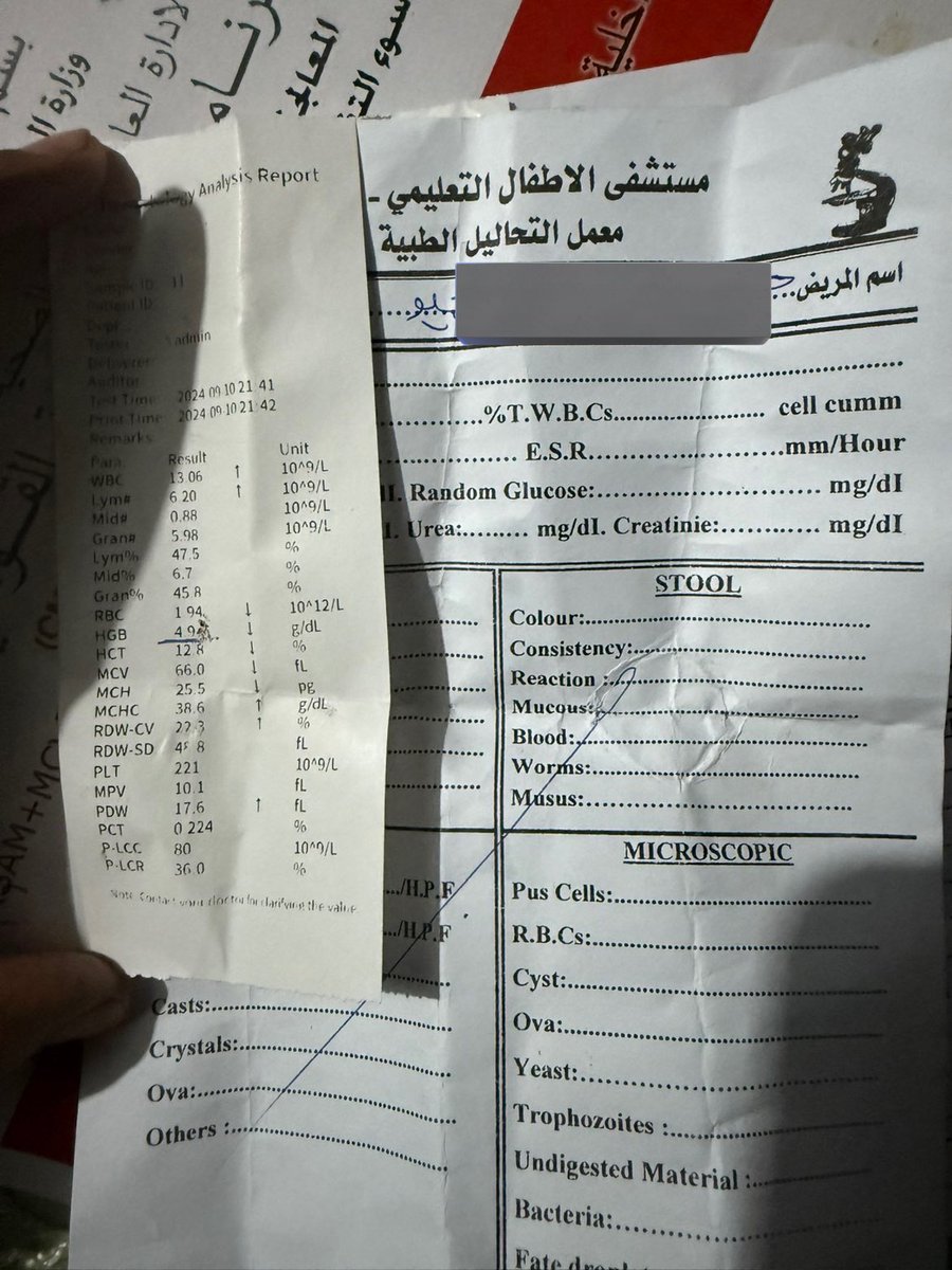 وواحد من الأطفال حاليًا عندو ملاريا ودمه بيتحرق ومحتاج ينقلو ليه دم وعلاجات لمدة أسبوعين التكلفة كاملة 448 الف جنيه