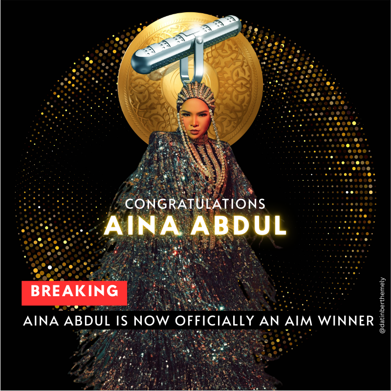 DatinBerthemely's tweet photo. 🚨POP EMERGENCY🚨

Aina Abdul wins her first trophy at #AIM24 for Best Pop Song Award✨ https://t.co/wz8zwQrPpR