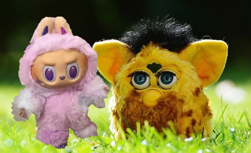 Reductress's tweet photo. Uh Oh! This Labubu Is in an Age Gap Relationship With a Furby: https://t.co/XGhZ0pZHAb https://t.co/3wRp1ECuY3