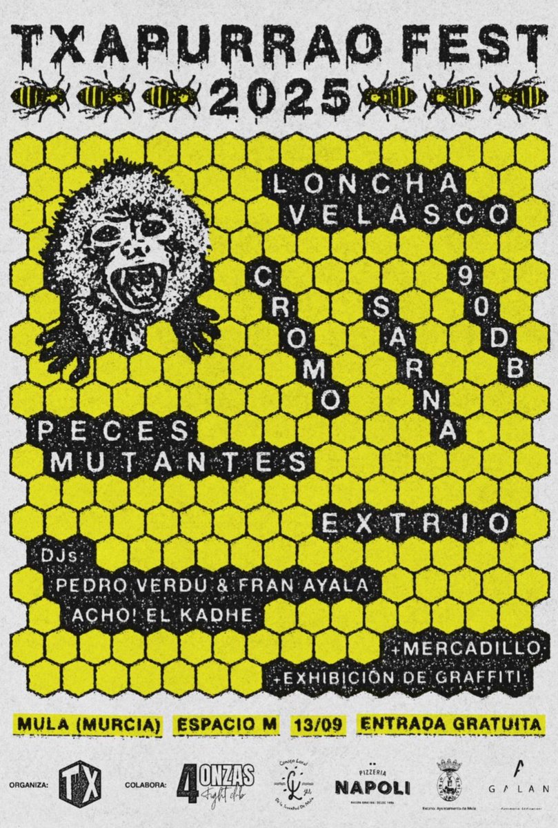 #txapurraofest <a href="/lonchavelasco/">lusi</a> <a href="/ceomo/">cesar orozco</a> <a href="/sarna/">Sarna</a> <a href="/90db/">しょーぢ</a> <a href="/pecesmutantes/">Elisa</a> @Extrio #2025