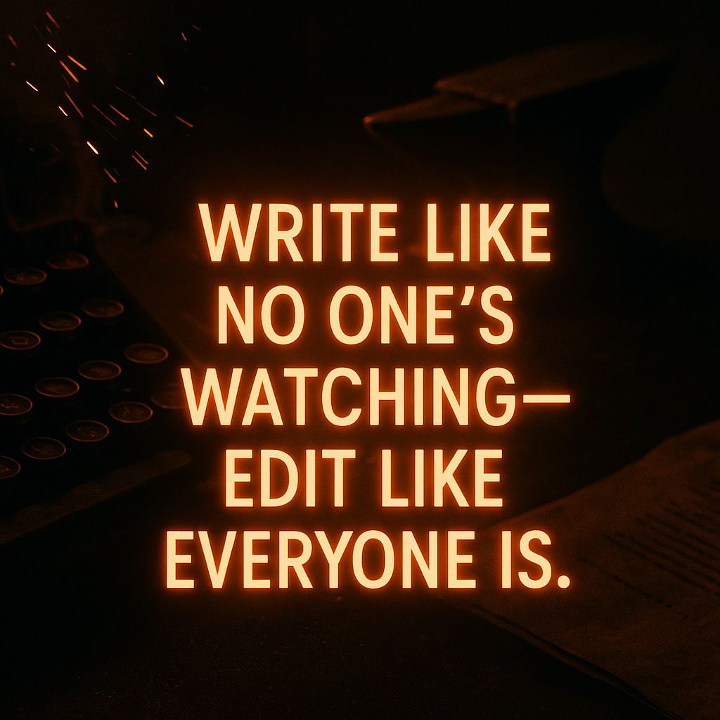 scriptforgeapp's tweet image. First drafts are like dance parties in your pajamas. Nobody’s judging—yet. Script Forge helps shape your script with expert analysis and bold screenwriting tips.
#amwriting, #scriptchat, #screenwriterlife, #writingtips, #filmmaking, #indiefilm