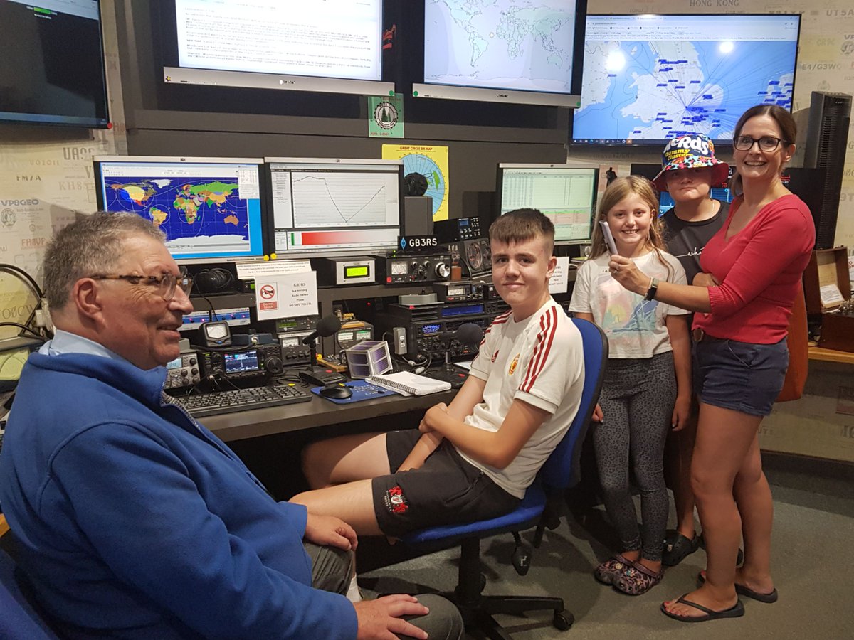 Congratulations to Oliver, M7OJP who is newly licensed and made his first QSO during a visit to the RSGB National Radio Centre last month.

Volunteers set up a QSO with Oliver's grandad, G4YIC in Gloucestershire. A first attempt was made on the 40m band but was unsuccessful,