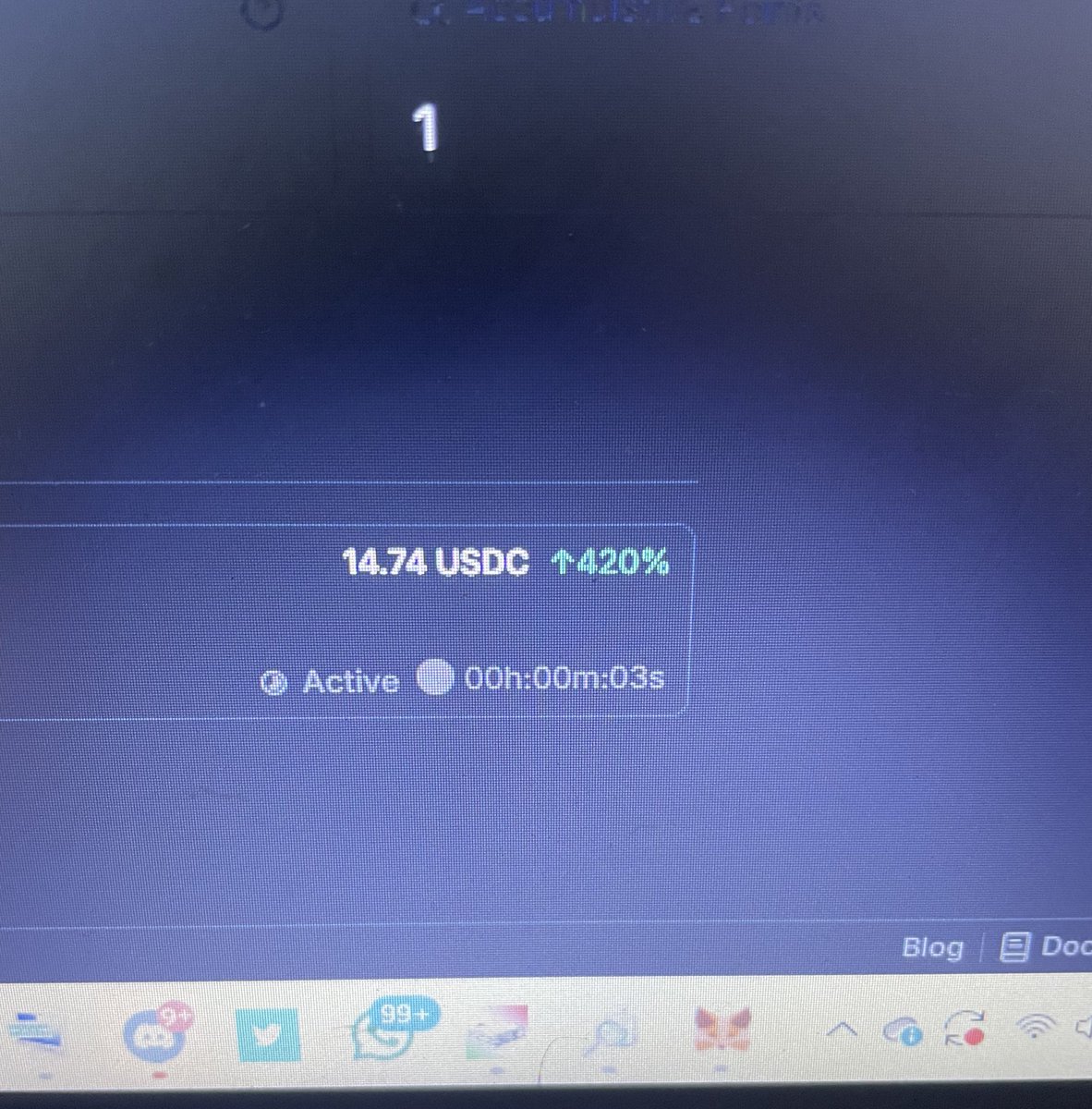 400% on our $ETH trade ✅

Thanks for playing with me on <a href="/trylimitless/">Limitless</a> 

When i will decide to risk big, things will start happening 😅

gQuack traders!