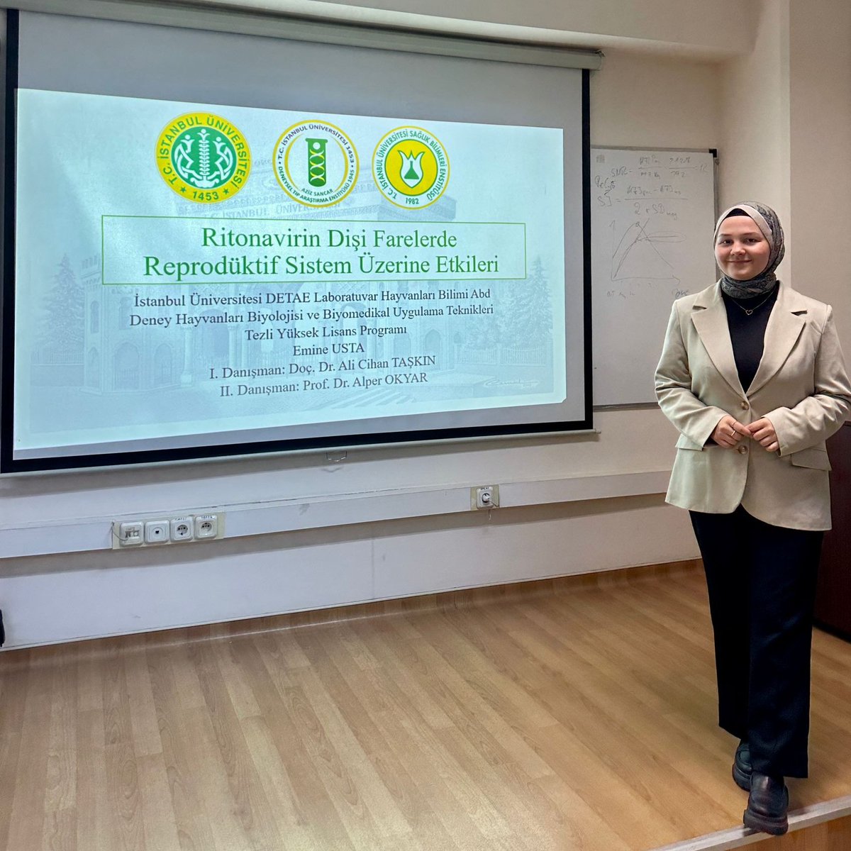 ActEmbryo's tweet image. From the ACTlab team, Emine Usta has successfully completed her master’s thesis “The Effects of Ritonavir on the Female Reproductive System in Mice.” 👩‍🔬
We congratulate Emine for her valuable work and wish her continued success. 
#ACTlab #masters #reproductivebiology #Science