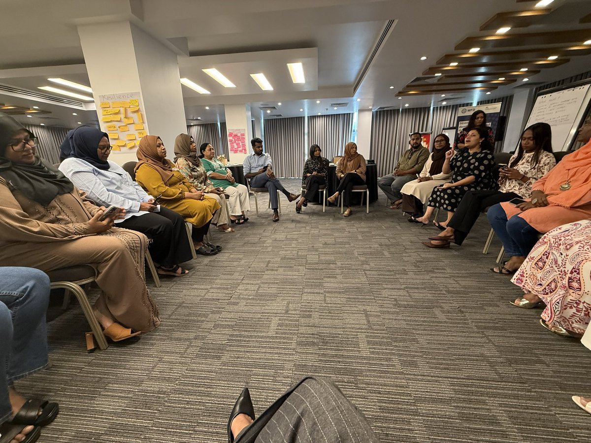 eemashafeeg's tweet photo. Honored to participate in  @WFD_Democracy Maldives' cross-party workshop bringing together women political leaders!

Excited to help launch the Network of Women Leaders (#NWL) - building bridges across party lines to strengthen women's leadership. https://t.co/GLRWSnp5Bu