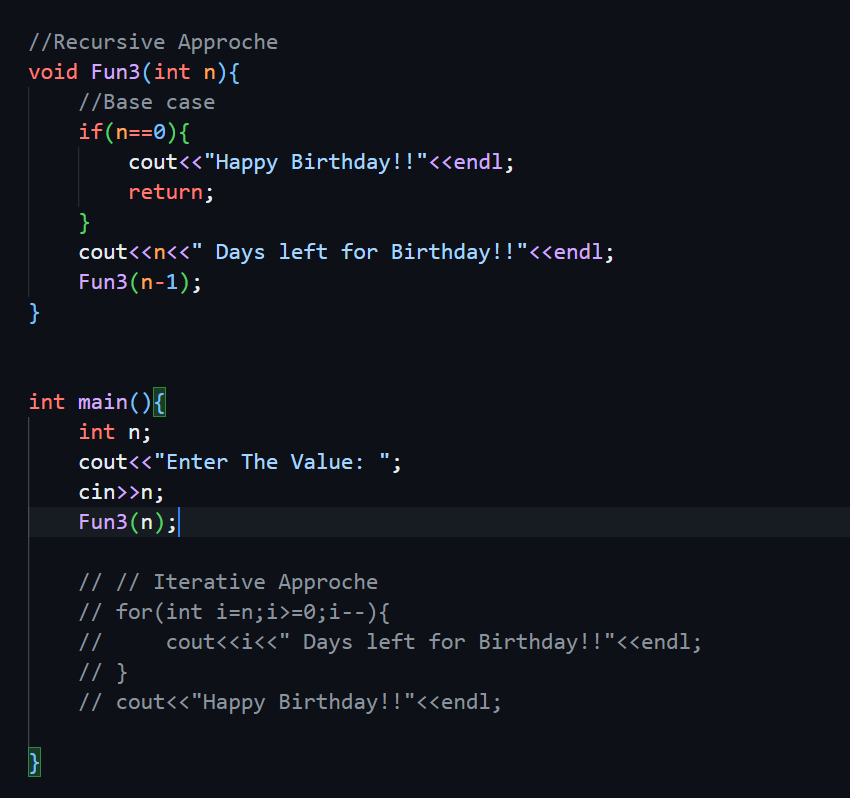 CHAYAN78905's tweet image. 🚀 #Day49 / #180DaysOfCode 🎯
DSA Journey in C++ 📚 | #CoderArmy
📌 Topics: Recursion⚡
✅ Basic of Recursion
✅ Stack Overflow
✅ How to create Recursive Tree
Thanks to @rohit_negi9 bhaiya 🙌 for the amazing explanation!
#DSA #CPlusPlus #ProblemSolving #CodingChallenge #WebDev