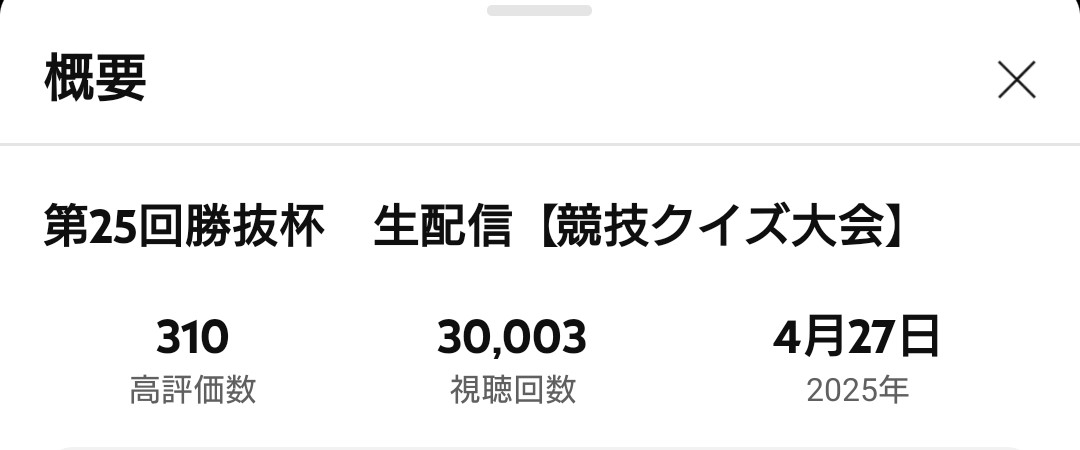 勝抜杯公式(第26回大会・2026年4月25日開催) tweet media
