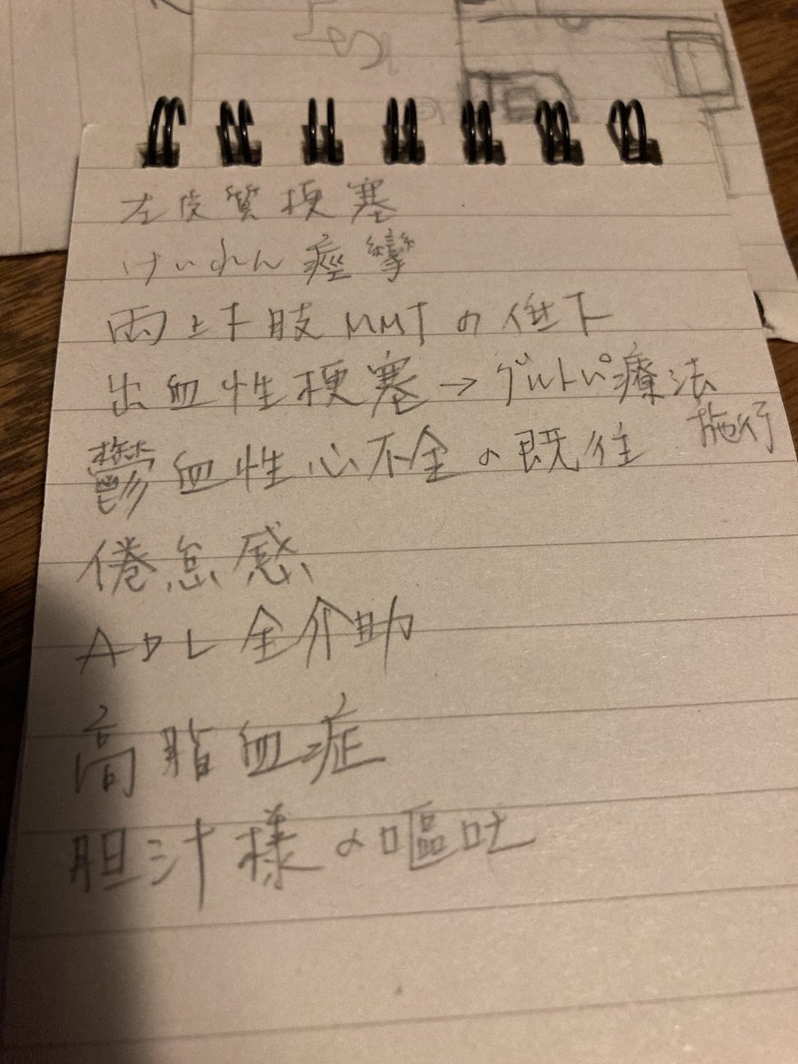父ちゃん関係か、、
こんな漢字や用語だらけ、何か見て書いたに間違いない笑
