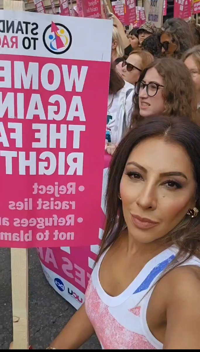 landers (@investinslandd) on Twitter photo Remarkable how racism ages you, it’s scientifically proven anger does age you,
You don’t need any more proof, just look at <a href="/KTHopkins/">Katie Hopkins</a> and compare here to <a href="/narindertweets/">Narinder Kaur</a> at the same protest today.
Narinder is 2 years older by the way😂
#londonprotest #London Remarkable how racism ages you, it’s scientifically proven anger does age you,
You don’t need any more proof, just look at <a href="/KTHopkins/">Katie Hopkins</a> and compare here to <a href="/narindertweets/">Narinder Kaur</a> at the same protest today.
Narinder is 2 years older by the way😂
#londonprotest #London