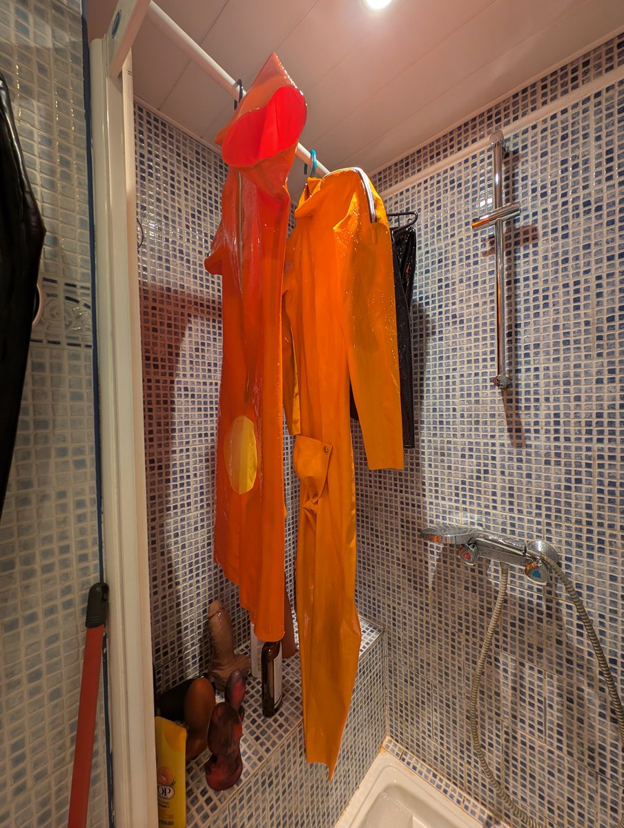 Post German travel rubber laundry. I might be a bit obsessed by Orange.