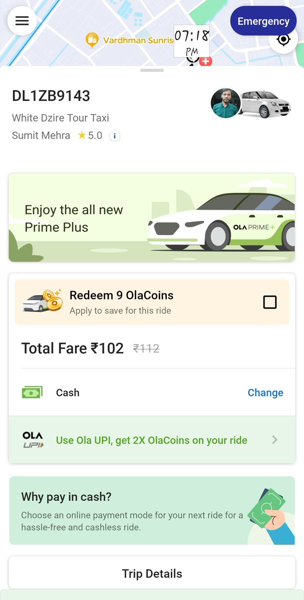 82SanjayKumar's tweet photo. @ola_supports I booked olacab for home .Cab DL1ZB9143 .Driver asked for OTP which I refused twice. Then asked that is this your OTP. I said no.Then he requested that some confusion is there as two rides are showing simultaneously so for clarification pl tell e your OTP. I told https://t.co/vzOssSpNPE