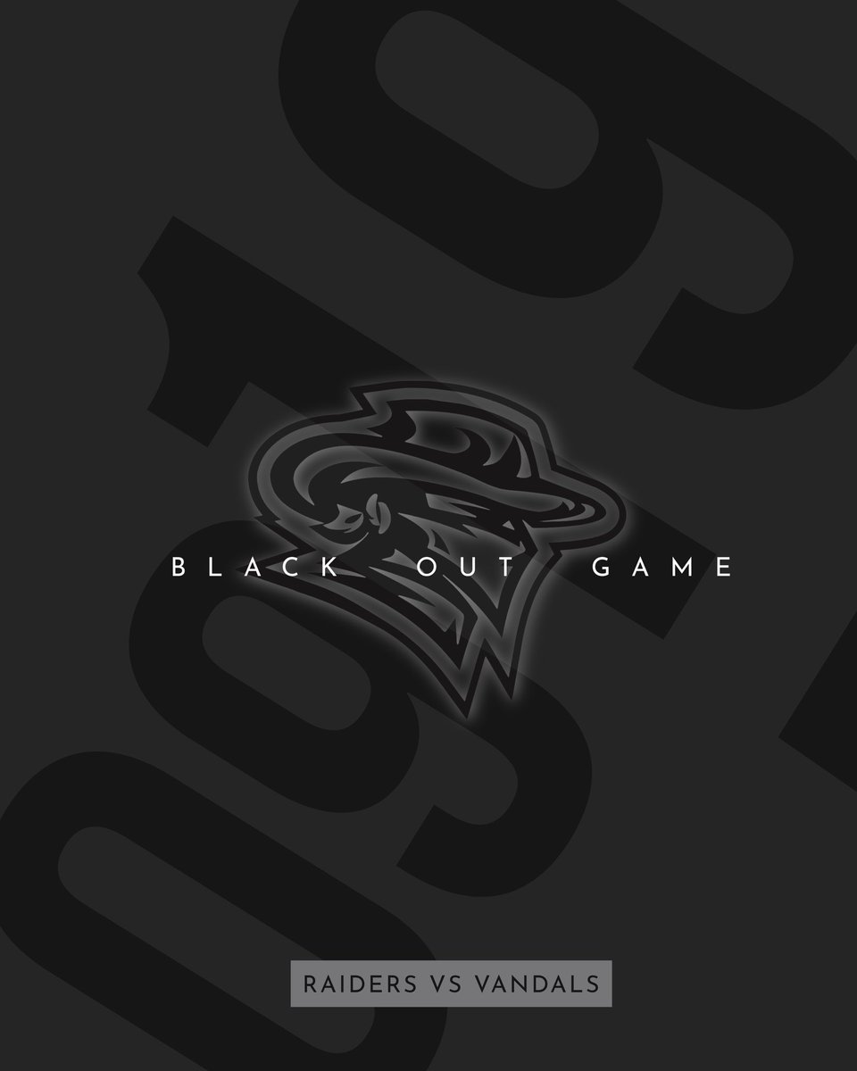 ⬛️All Stadium • BLACK OUT GAME⬛️
Friday • 09.19 
This is for all Raider Fans in attendance
LET’S GOOOO!!!!