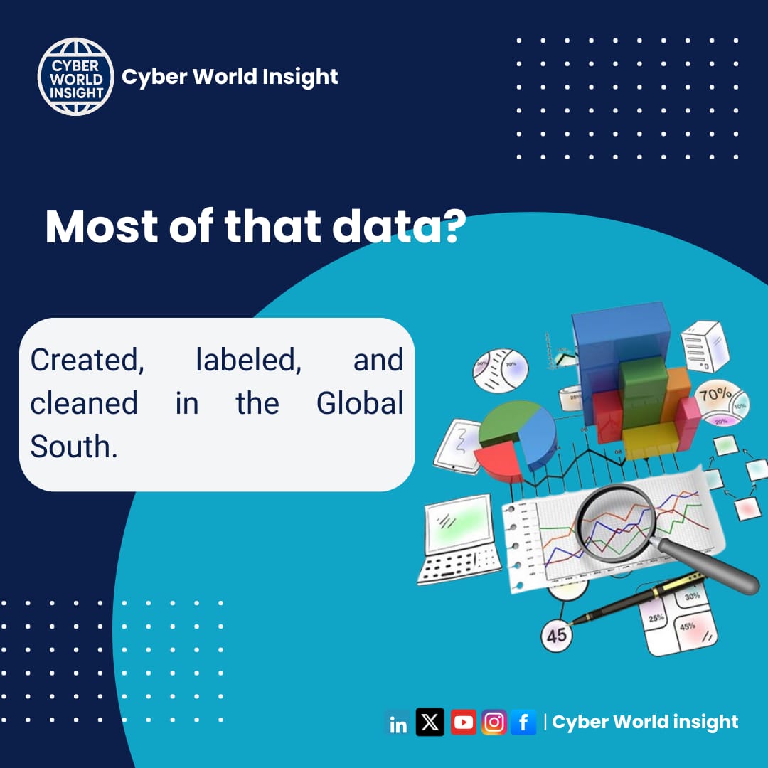 CyberWinsight's tweet image. 📊 The Global South generates massive amounts of data, but the profits flow North.
A new form of digital colonialism? 🌍💻

Who really owns the future, the data producers or the profit makers?

#CWIForum #DataColonialism #GlobalSouth #DigitalEconomy #TechJustice #NorthSouthDivide