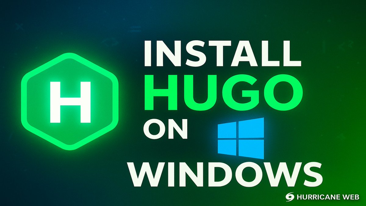 HurricaneWebDev's tweet image. How to Install Hugo on Windows | Hugo Static Site Generator Tutorial.

🔹 Watch the full video on YouTube:
👉 youtu.be/uyDRZHWTXlY

🔹 Like &amp;amp; Follow Hurricane Web 🌪️ for more daily dev tips!
#WebDevelopment #FrontendDev #CodingTips 
#css​​​​​​​ #html​​​​​​​ #javascript