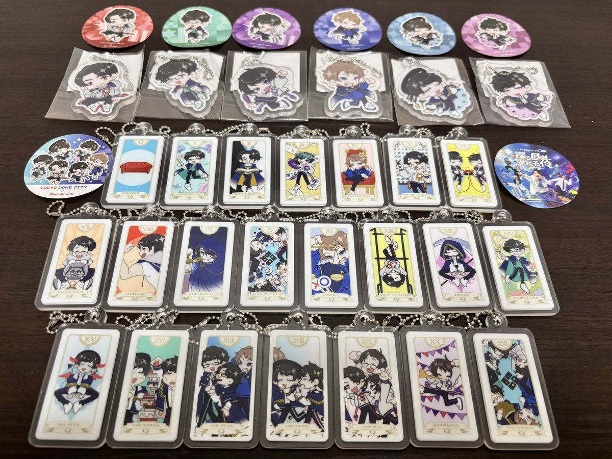 タロットカード風アクリルチャーム QuizKnock タロットカード風アクリルチャーム グッズ | トーキョー