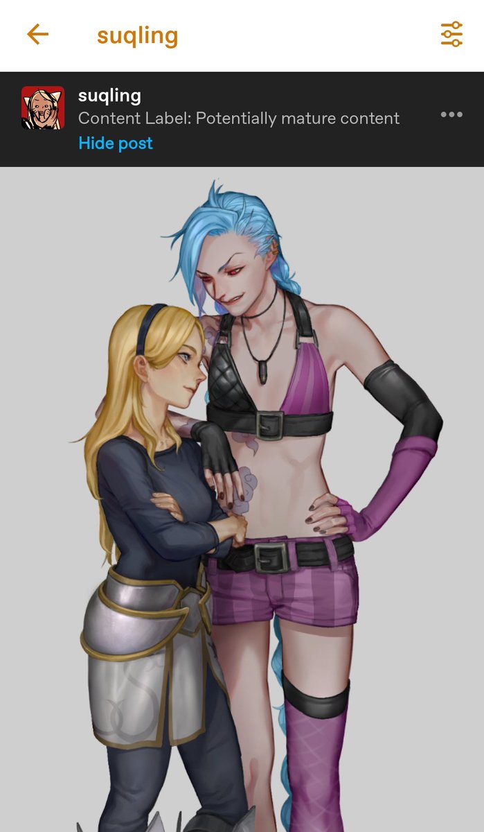 I find it so cute how Suqling, the illustration and art lead at Riot, ships lightcannon and draws them so adorably. Truly the first ever lightcannon shipper

#LIGHTCANNON #JINX #LUX