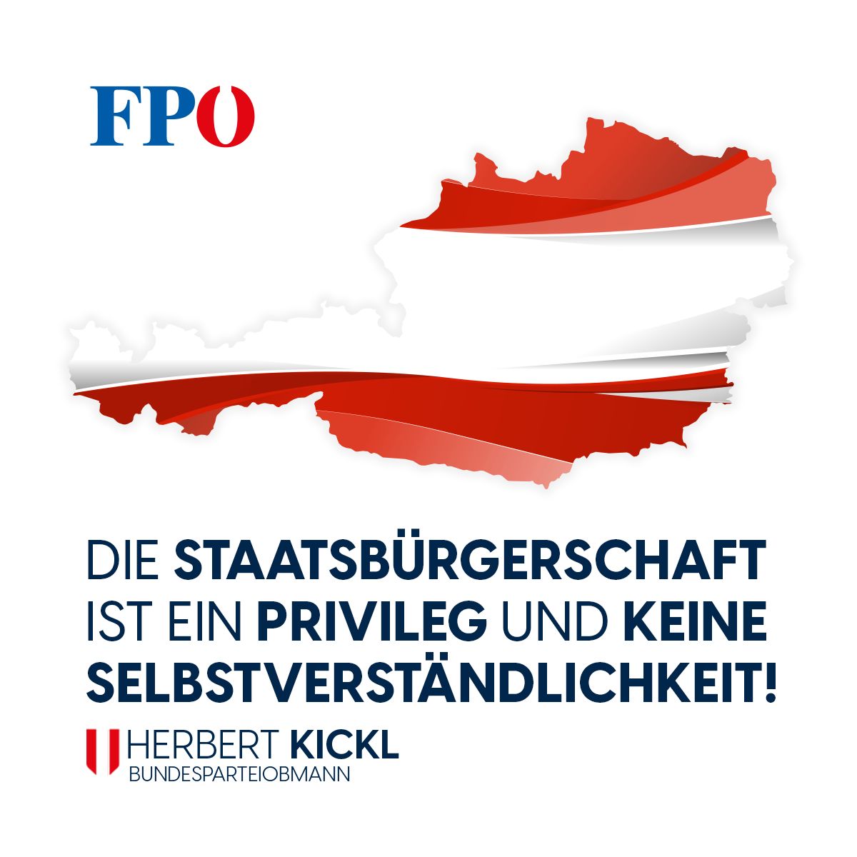 Für uns ist klar: Die österreichische Staatsbürgerschaft ist kein Geschenkartikel. Verhaltensauffällige Islamisten haben bei uns nichts verloren – und schon gar kein Anrecht auf unsere Staatsbürgerschaft. Österreich muss seine Bürger vor Extremismus und Parallelgesellschaften