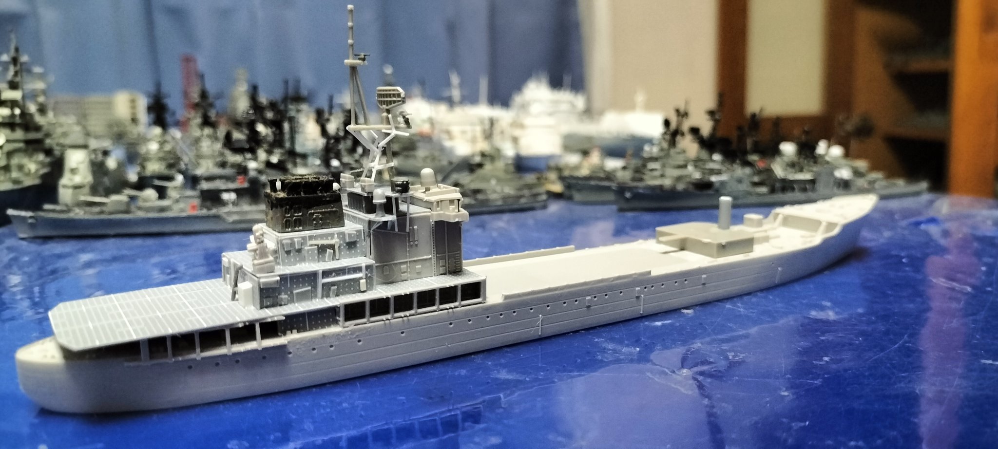 【希少作】 古 楽山焼　床飾 「 布袋象 」　権兵衛 作 藍染古布 | 兒嶋画廊 -Gallery Kojima-