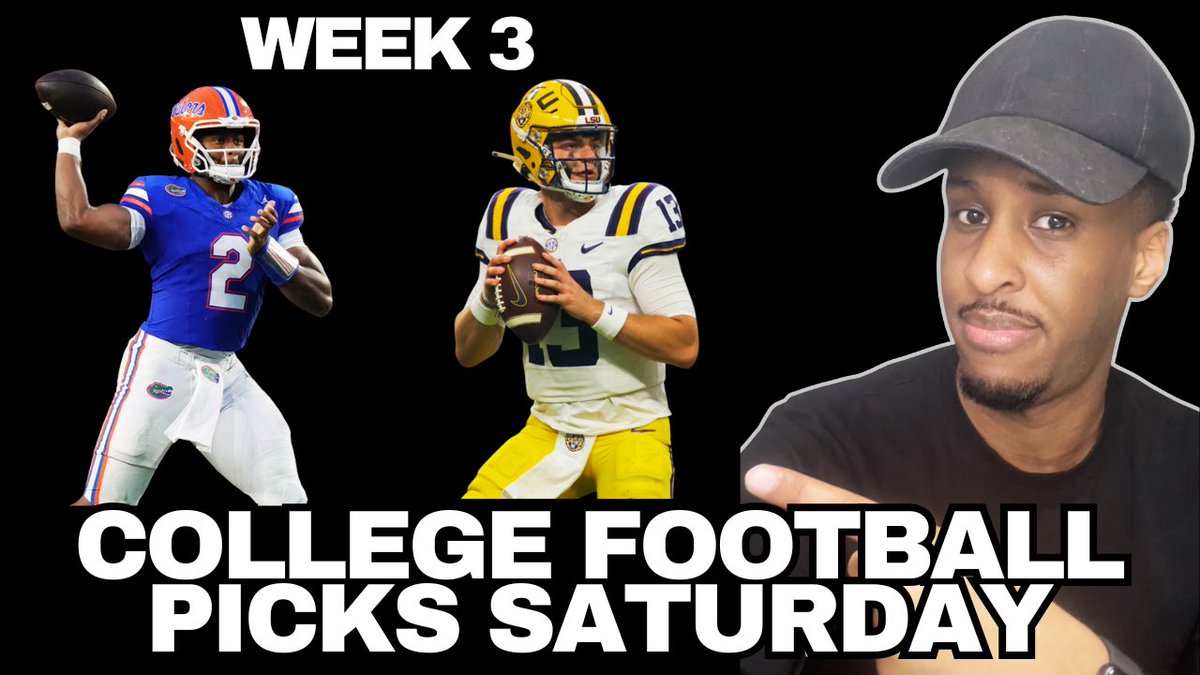 myguyknowsaguy's tweet image. 3 college football picks today for week three

Search for my channel “myguyknowsaguy” 

Best of luck today!