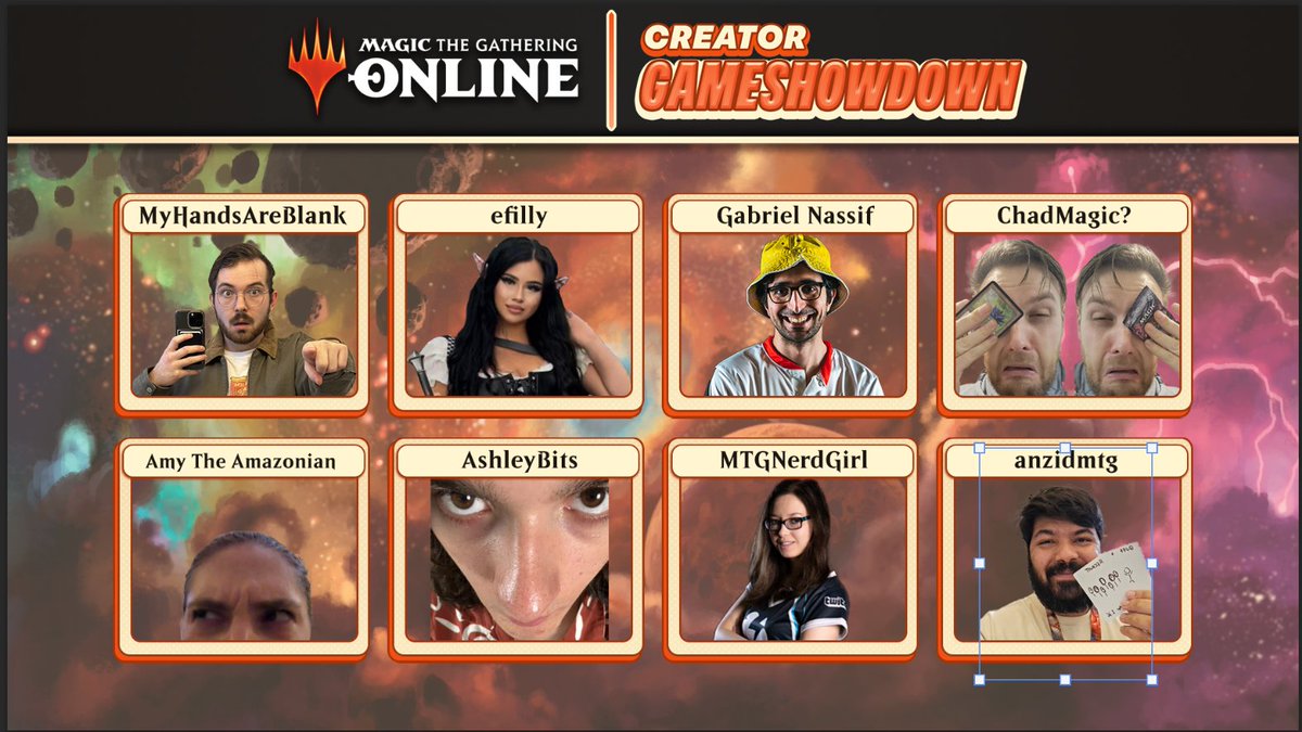Tonight at 9pm UK time <a href="/CM_Christian471/">Christian 🔜 RC Turin</a> will be featured on the <a href="/MagicOnline/">Magic Online</a> CREATOR GAMESHOWDOWN!

Join the fun here: twitch.tv/MagicOnline