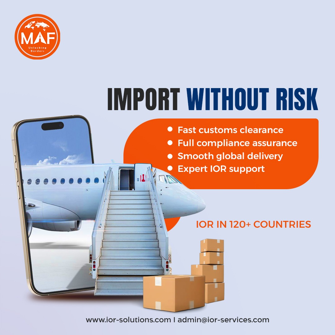 maf_ior's tweet image. We handle customs, compliance, and delivery—making global shipping simple, secure, and stress-free. 🌍🚚                                                                           

📧admin@ior-services.com
🌐ior-solutions.com

#MAFSolutions #ImporterOfRecord #Customs