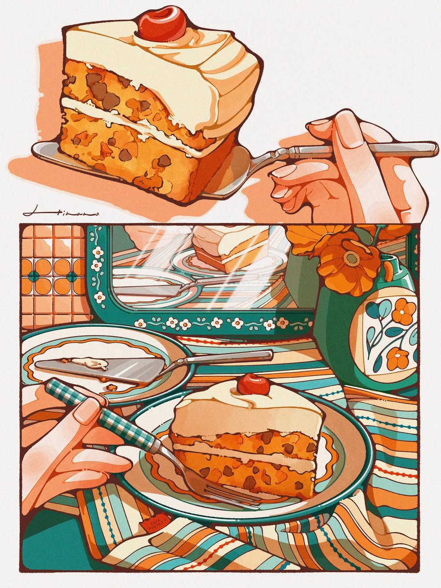 TrmrKrkr_hinano's tweet photo. 🥕スパイスたっぷりキャロットケーキ🍰 https://t.co/PZ1IsfCLbr
