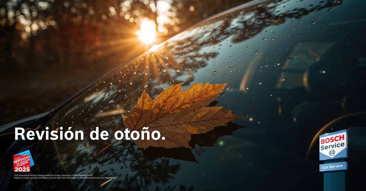 Bosch Car Service (@boschcarsvc_es) on Twitter photo Con la llegada del otoño, bajan las temperaturas y vuelven las lluvias. 
Una buena visibilidad es clave para conducir seguro en días de lluvia y poca luz.
No esperes a que empiece el mal tiempo… ¡prepárate ya! 
🚗🔧 Pide cita online bit.ly/3PTEOcV Con la llegada del otoño, bajan las temperaturas y vuelven las lluvias. 
Una buena visibilidad es clave para conducir seguro en días de lluvia y poca luz.
No esperes a que empiece el mal tiempo… ¡prepárate ya! 
🚗🔧 Pide cita online bit.ly/3PTEOcV