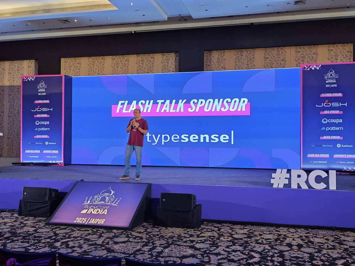 RubyConfIndia tweet media
