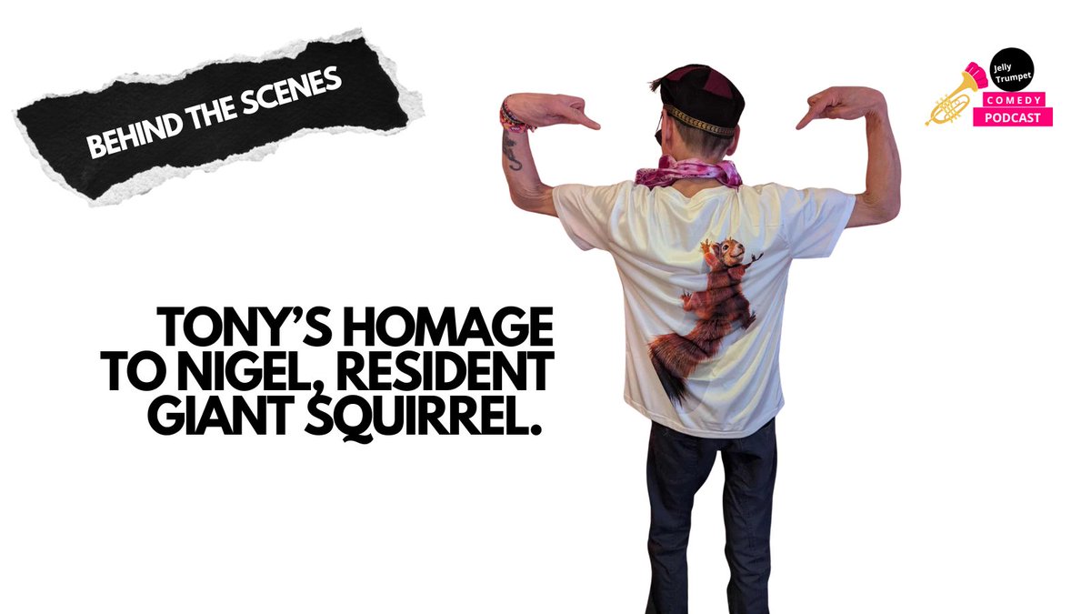 JellyTrumpet's tweet image. Tony is our resident voice over guy. Just a shame he&apos;s madder than a cat.

Here he is at a trailers for Season 03 recording yesterday. 

See, a homage to our musical giant red squirrel, Nigel

TooT!

#ComedyPodcast #ScriptedComedy #PodcastHumor #FunnyPodcast #ComedyShow