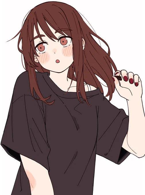 結った髪をほどく仕草好き
