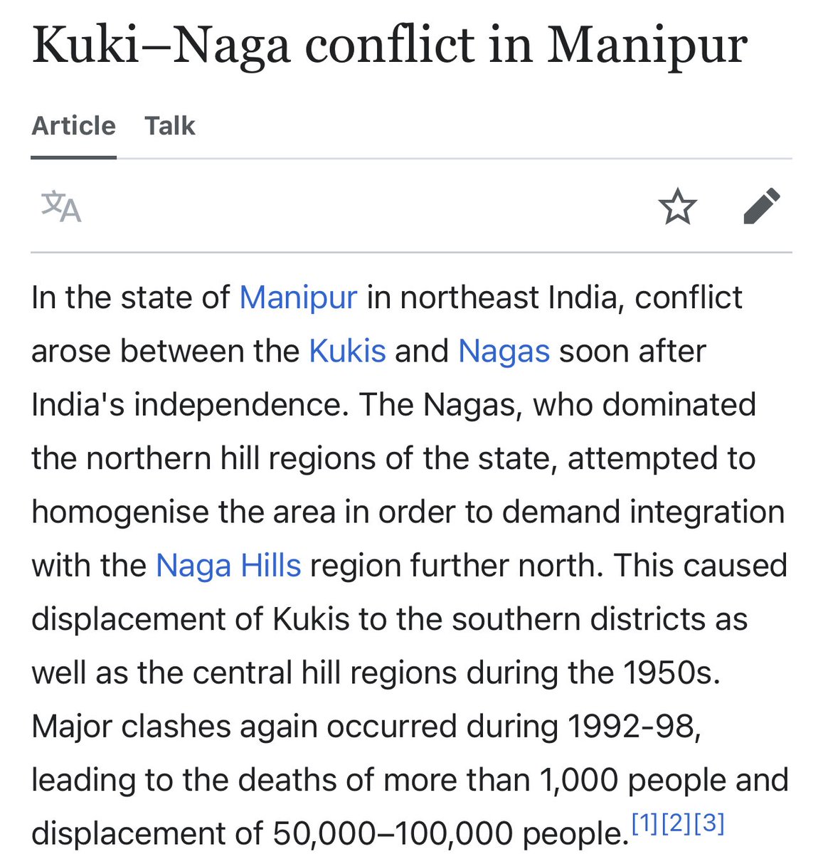 Shanthi Kumar (@bjpshanthikumar) on Twitter photo Shri <a href="/kharge/">Mallikarjun Kharge</a> ji, before preaching on Rajdharma, answer for Congress’s dark legacy in #Manipur:
- Denied statehood till 1972, keeping Manipur under Delhi’s thumb.
- Militancy - UNLF, PREPAK, PLA all rose under Congress.
- AFSPA imposed in 1980, continued for decades under your Shri <a href="/kharge/">Mallikarjun Kharge</a> ji, before preaching on Rajdharma, answer for Congress’s dark legacy in #Manipur:
- Denied statehood till 1972, keeping Manipur under Delhi’s thumb.
- Militancy - UNLF, PREPAK, PLA all rose under Congress.
- AFSPA imposed in 1980, continued for decades under your