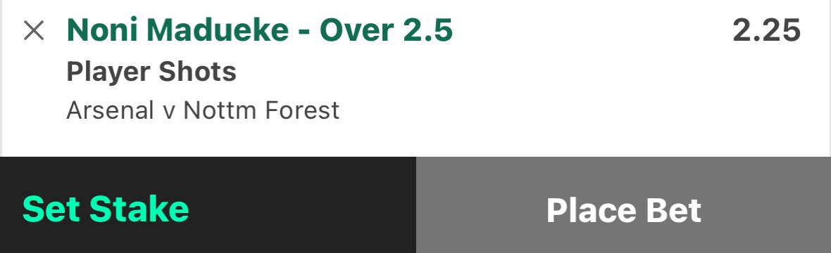 GoatPrediction's tweet image. Free Bet Of The Day🐐

Arsenal vs Nottm Forest

Noni Madueke Over 2.5 Shots @ 5/4 On Bet 365✅