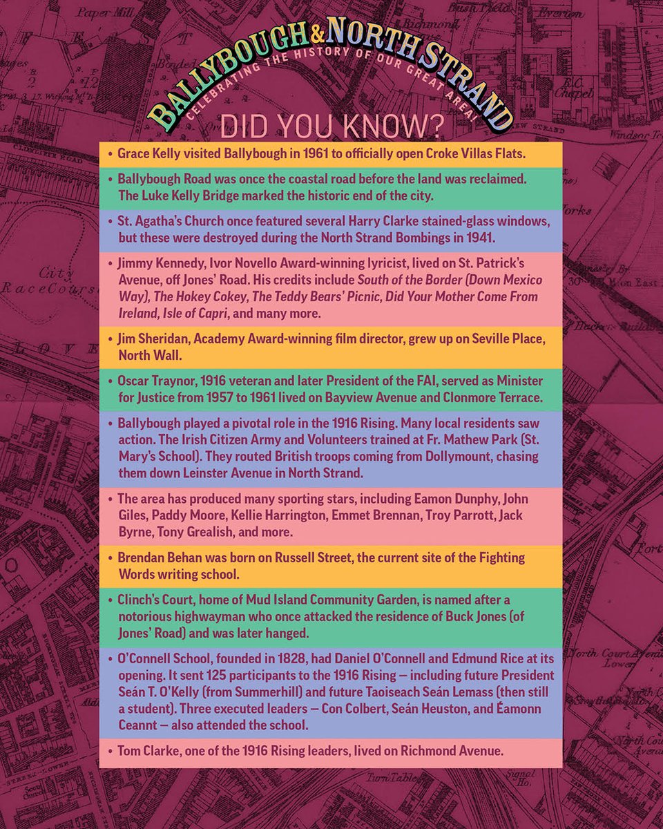 2/2 from the local area including the incredible sporting legacy of players such as Patrick O’Connell, Paddy Moore, and Tom Farquharson.  Book on EventBrite on the link below eventbrite.ie/e/158801583109…
#Ballybough #NorthStrand #HistoryFest