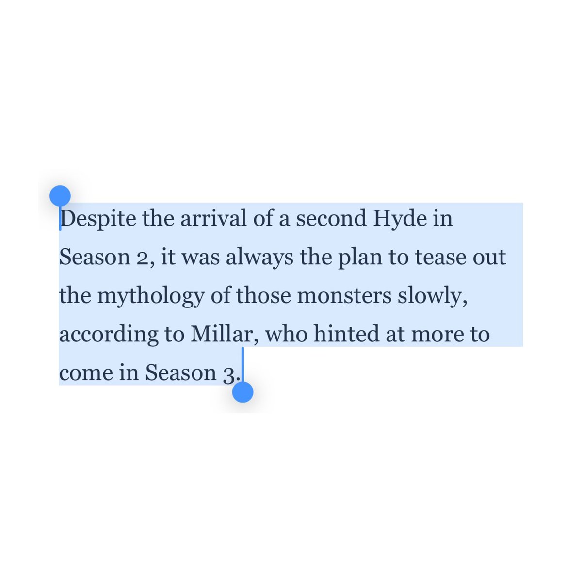 all the reviews screaming to drop the hyde plot but they wanna explore it instead of the alpha/werewolf lore or focusing on what the show is strongest at like the addams (and their EXISTENT LORE) or wenclair... im really so done these man need to GO #goughmilesout #nomorehydes