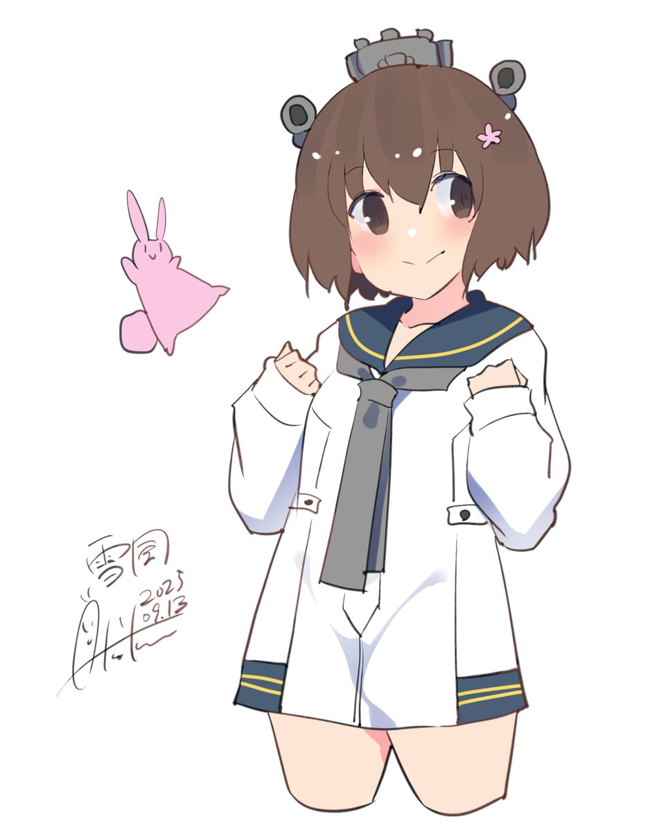『奇跡の駆逐艦』
#艦これ　#雪風
#艦これ版深夜の真剣お絵描き60分一本勝負
#艦これ版真剣お絵描き60分一本勝負_20250913