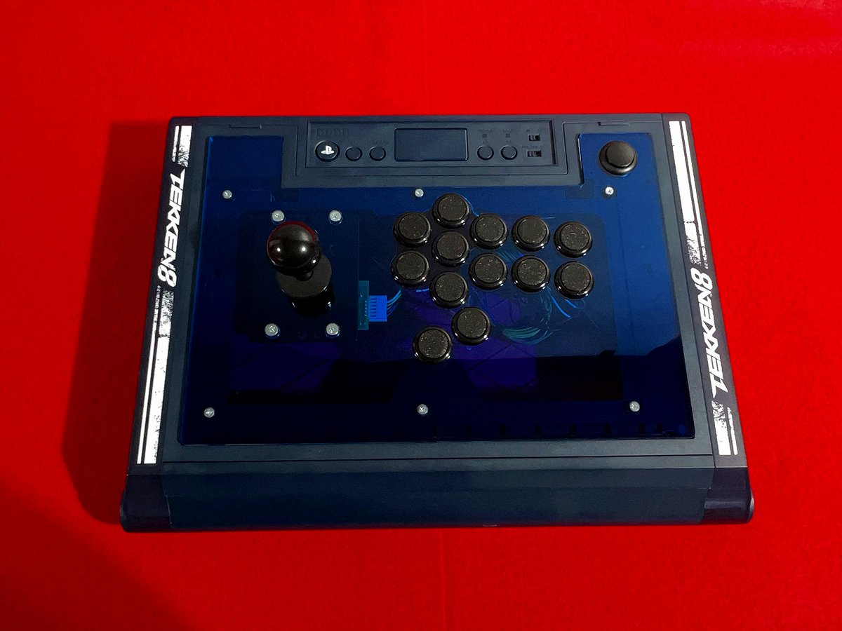 ファイティングスティックα 右手24mm仕様 アクリル2層式天板作成、 L3