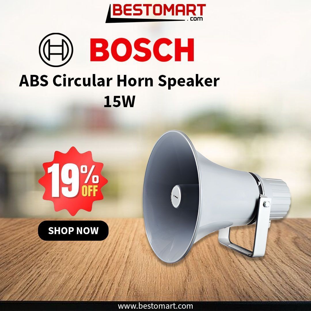 bestomart's tweet image. Your Top Choice for Quality &apos; Bosch ABS Circular Horn Speaker 15W LH1-CC15-IN  &apos; is Here at BESTOMART.

Bestomart - The Pride of Indian E-commerce.
For more Visit: tinyurl.com/3k25mfpw
Contact us: +91 87541 11207

#BoschSpeaker
#HornSpeaker
#PublicAddressSystem
#SoundSolution
