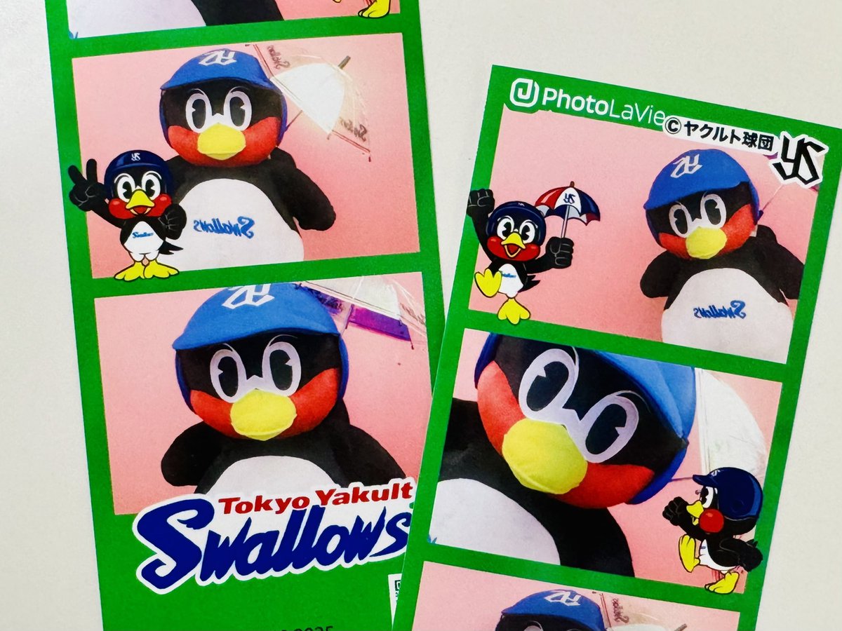 つば九郎Photo House🏠🐧 スワローズの選手やつば九郎のフレームで写真