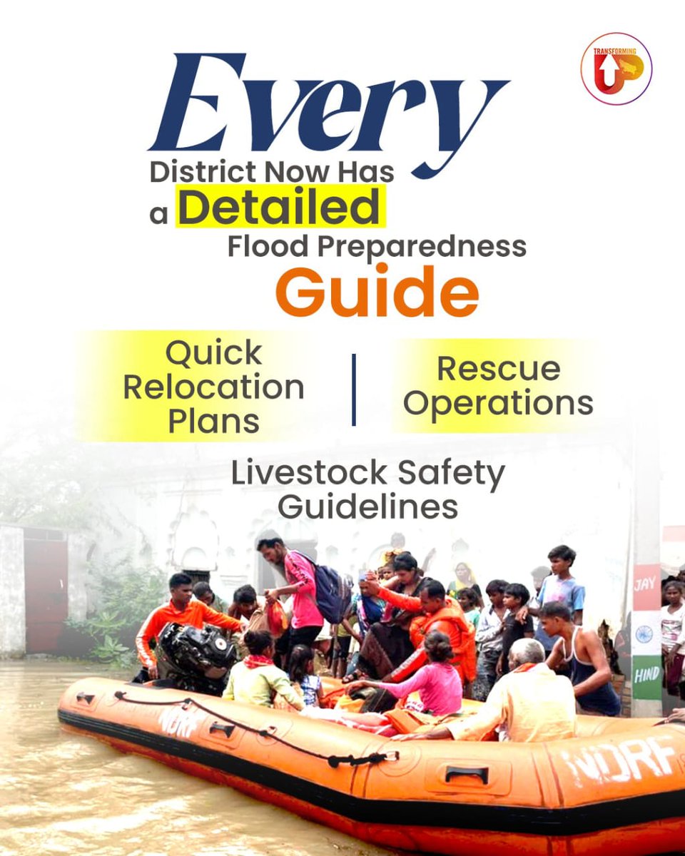 Disaster management in UP is no longer reactive, it has become proactive. From early warning systems to immediate relief delivery, the commitment to protect every life and livelihood is setting an example for other states to follow.

Transforming UP