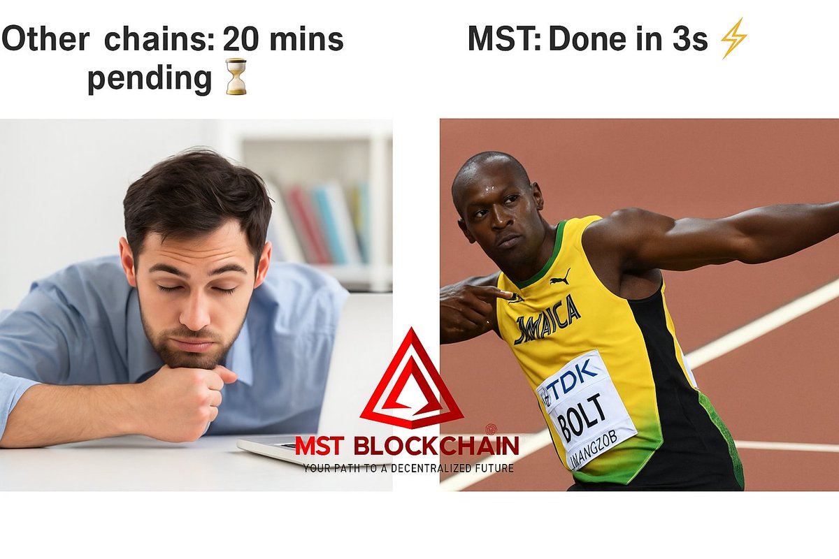 LEGO__RFSZX's tweet photo. When other chains keep you waiting β³ but @MSTBlockchain gets it DONE in just 3s β‘π
Speed, efficiency, and the future of decentralization! π₯
#MSTMemeContest #MSTBlockchain #BuildOnMST https://t.co/Aqs3qMf2uL