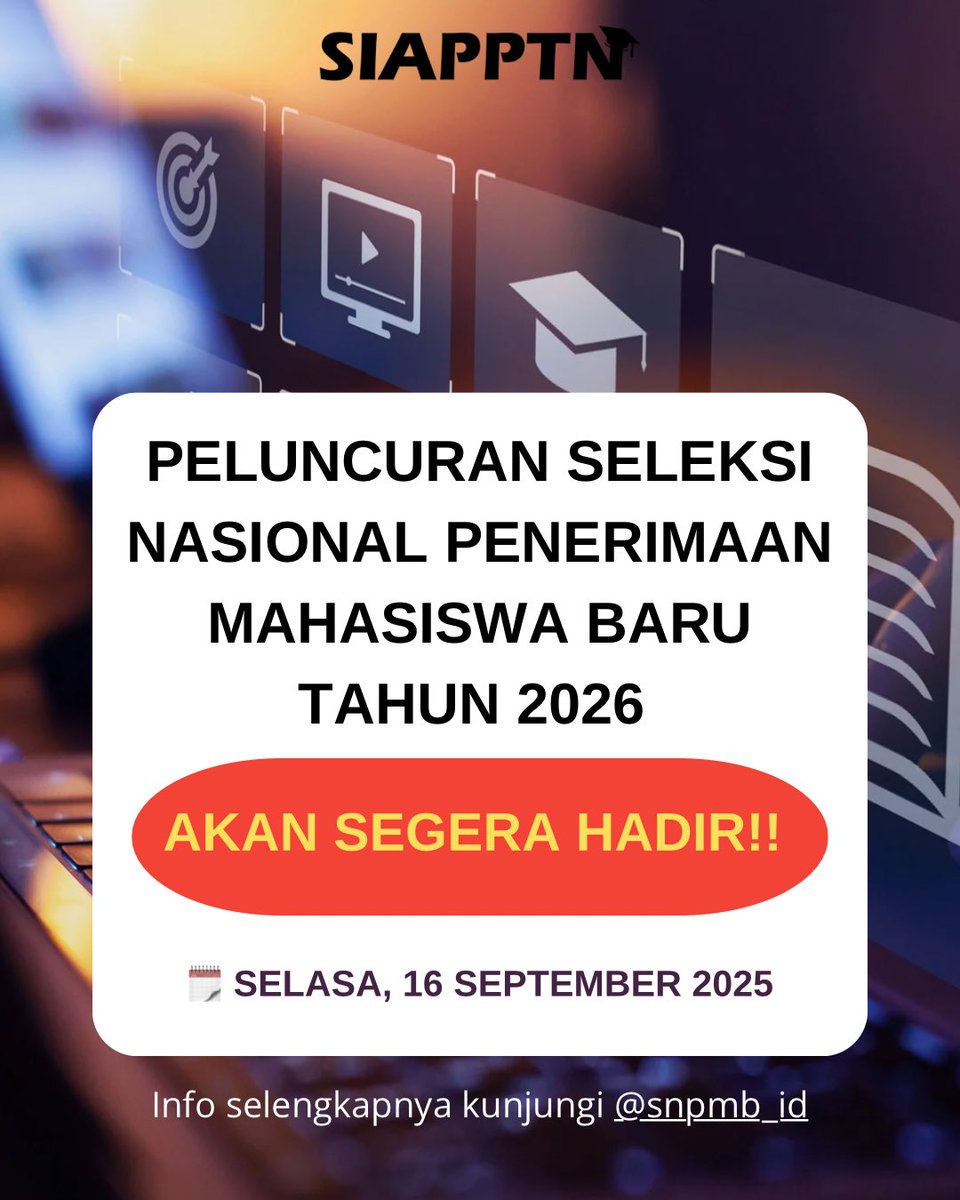 siapptn's tweet image. Are you ready guysssss untuk @snpmb_id 2026‼️‼️‼️‼️