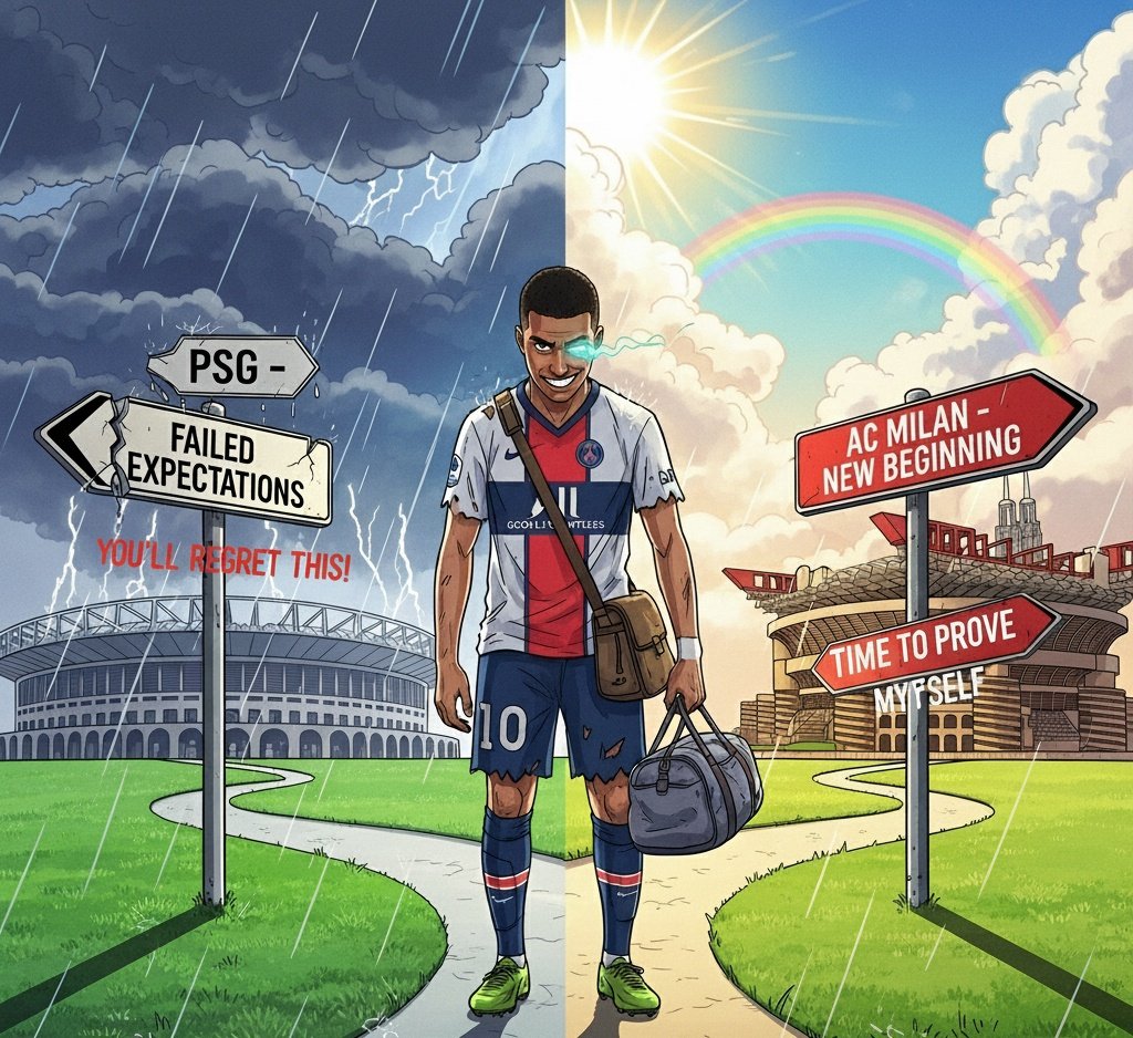 PSG: "Trial gagal ❌"
Balentien: "Oke, lanjut latihan 💪"
Milan: "Masuk sini bro 🔴⚫️"
Kadang gagal di Paris, suksesnya di San Siro. 😏
Selengkapnya👇zhevashevchenko.blogspot.com/2025/09/balent…
 SC:<a href="/MilanPosts/">Milan Posts</a> - @Antonello_Gioia - <a href="/CorSport/">Corriere dello Sport</a>