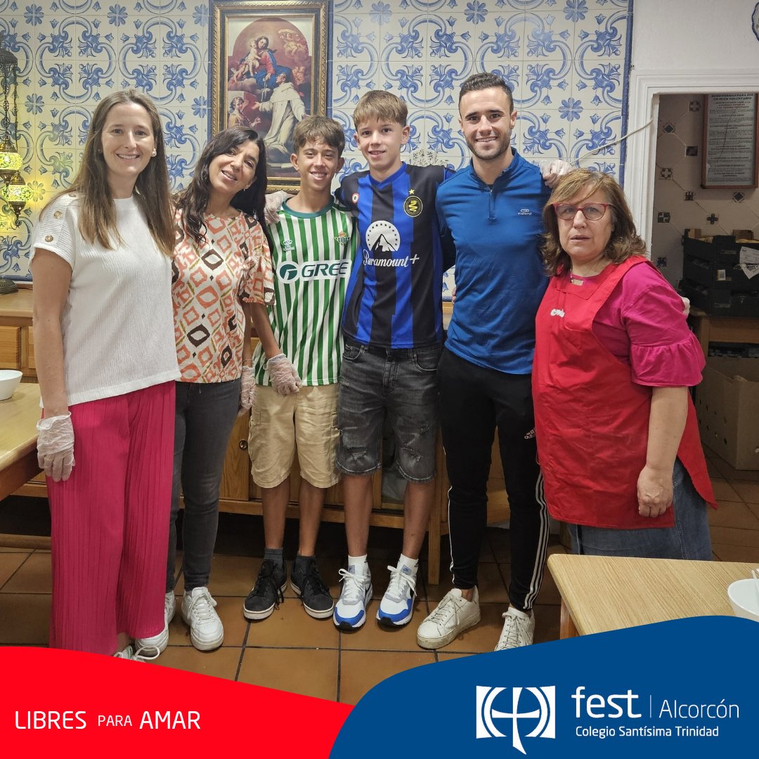 Un año más iniciamos la actividad APS en el Comedor Ave María 🙌.

Estas experiencias ayudan a nuestros alumnos a crecer en valores y compromiso social.

¡Gracias a todos los que lo hacen posible! 💙

#somosFEST <a href="/centrosFEST/">Fundación Educativa Santísima Trinidad</a> 
#LIBRESparaAMAR